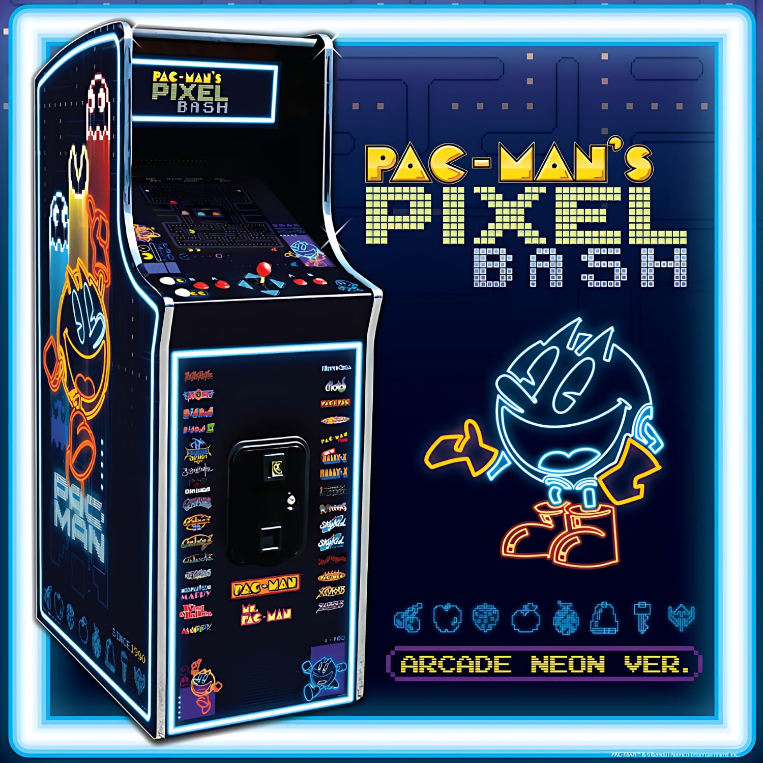 Pac-Man Pixel Bash Neon Cabaret