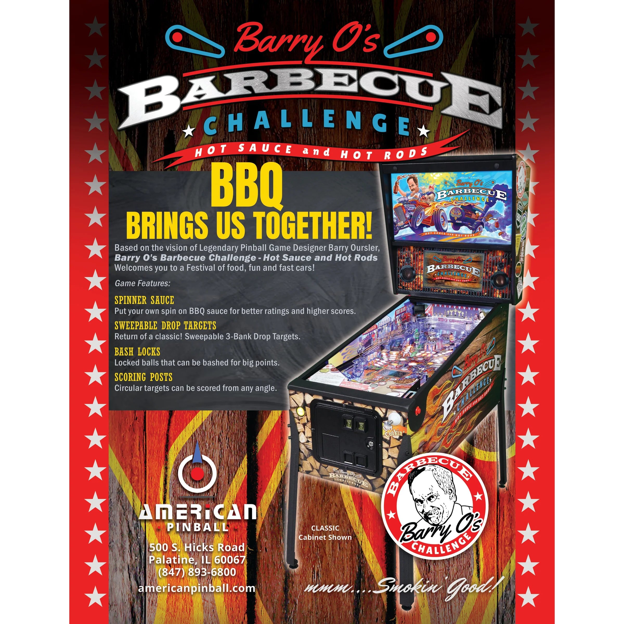 Barry O’s BBQ Challenge Pinball
