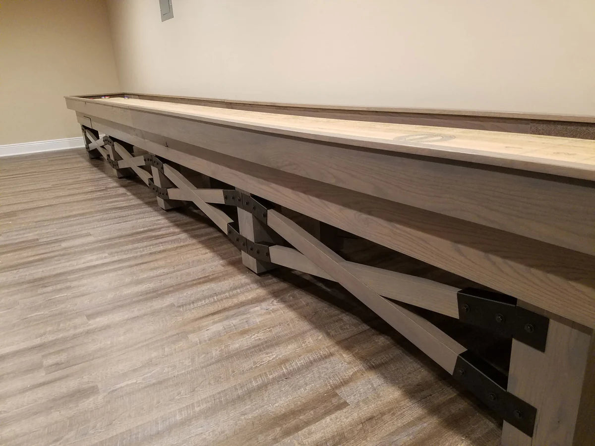 Rustic Shuffleboard Table