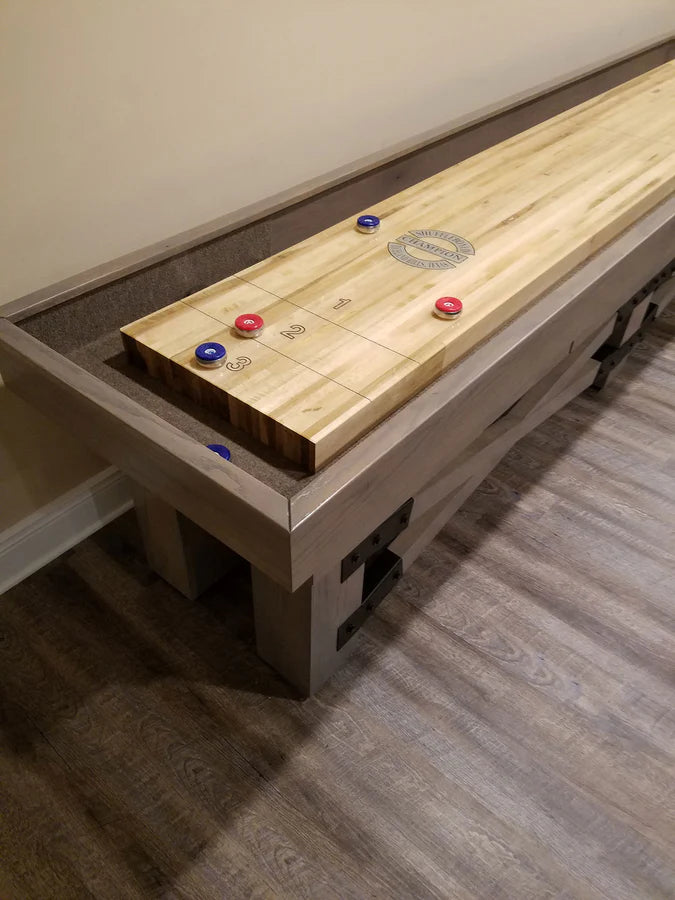 Rustic Shuffleboard Table