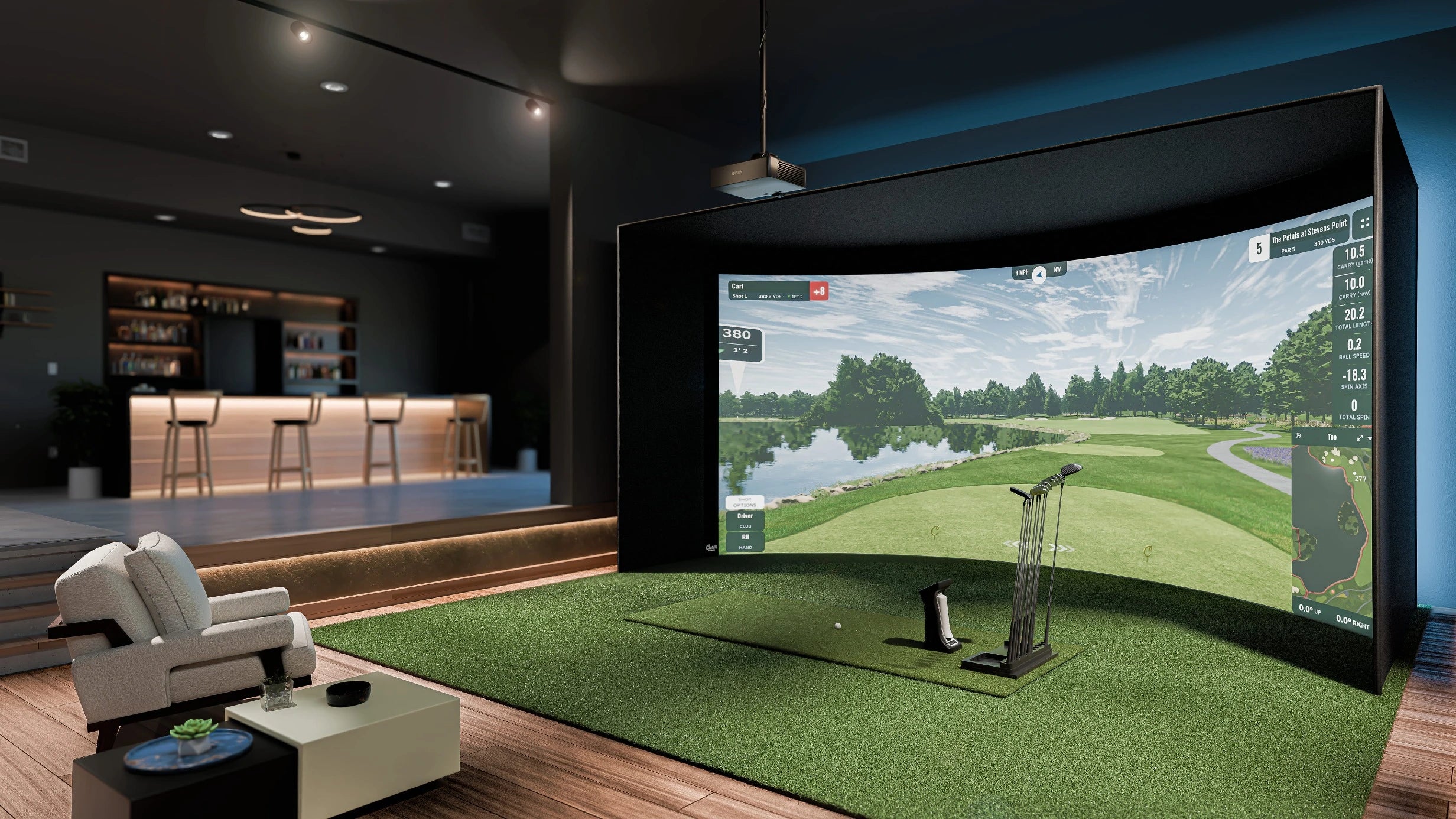 Carl's EYE XO2 Curved Golf Package