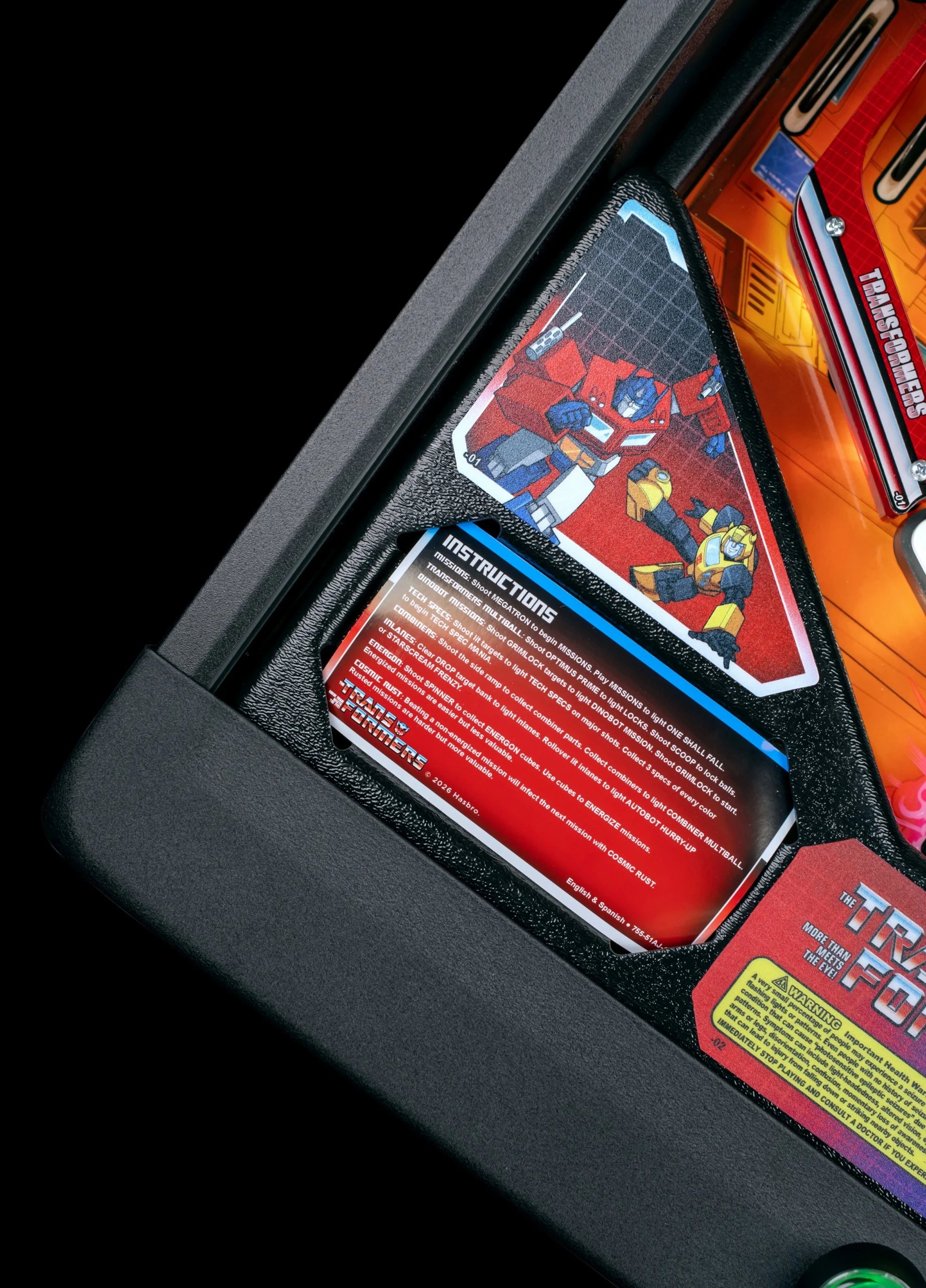 Transformers: More than Meets the Eye Pinball