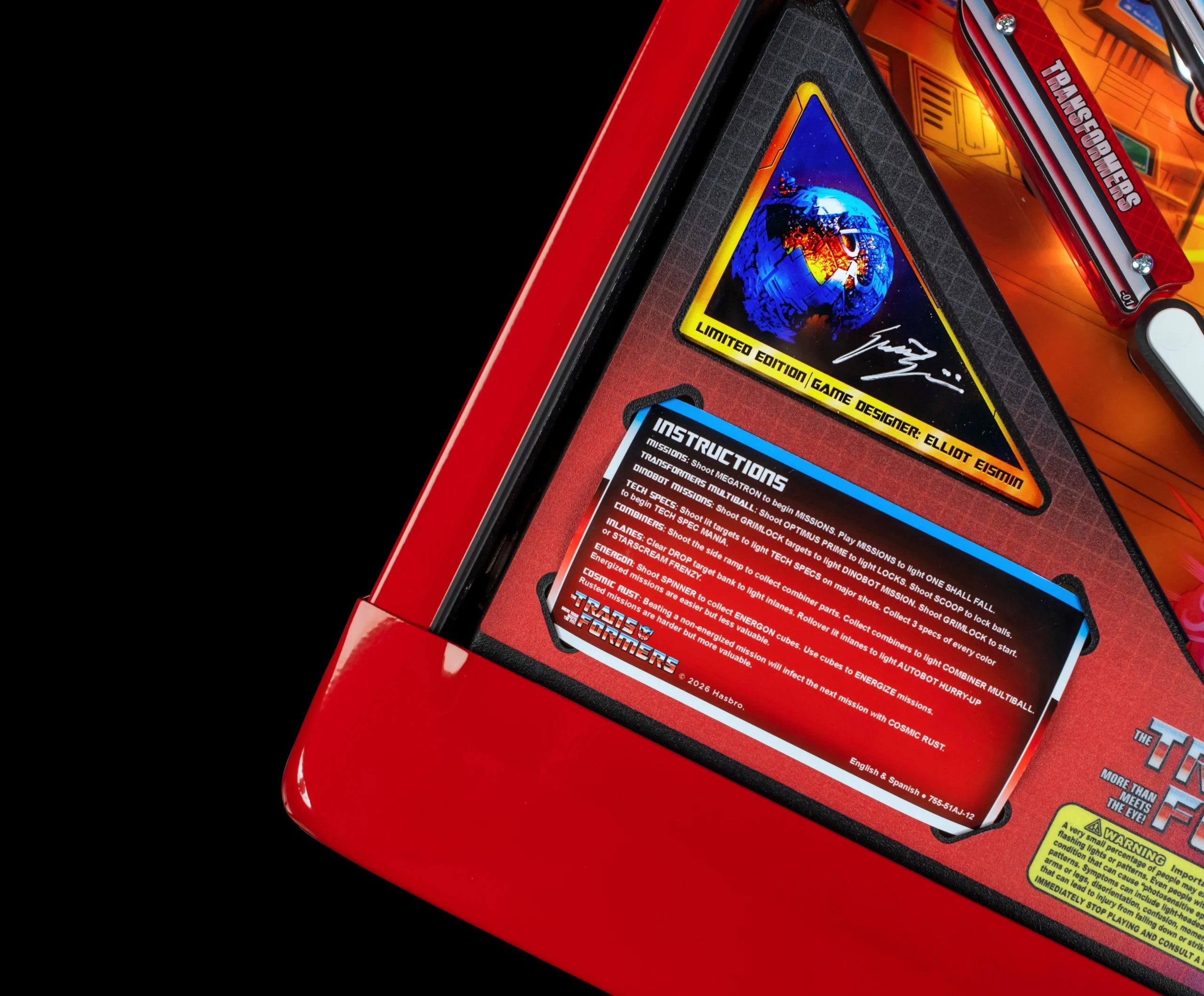 Transformers: More than Meets the Eye Pinball