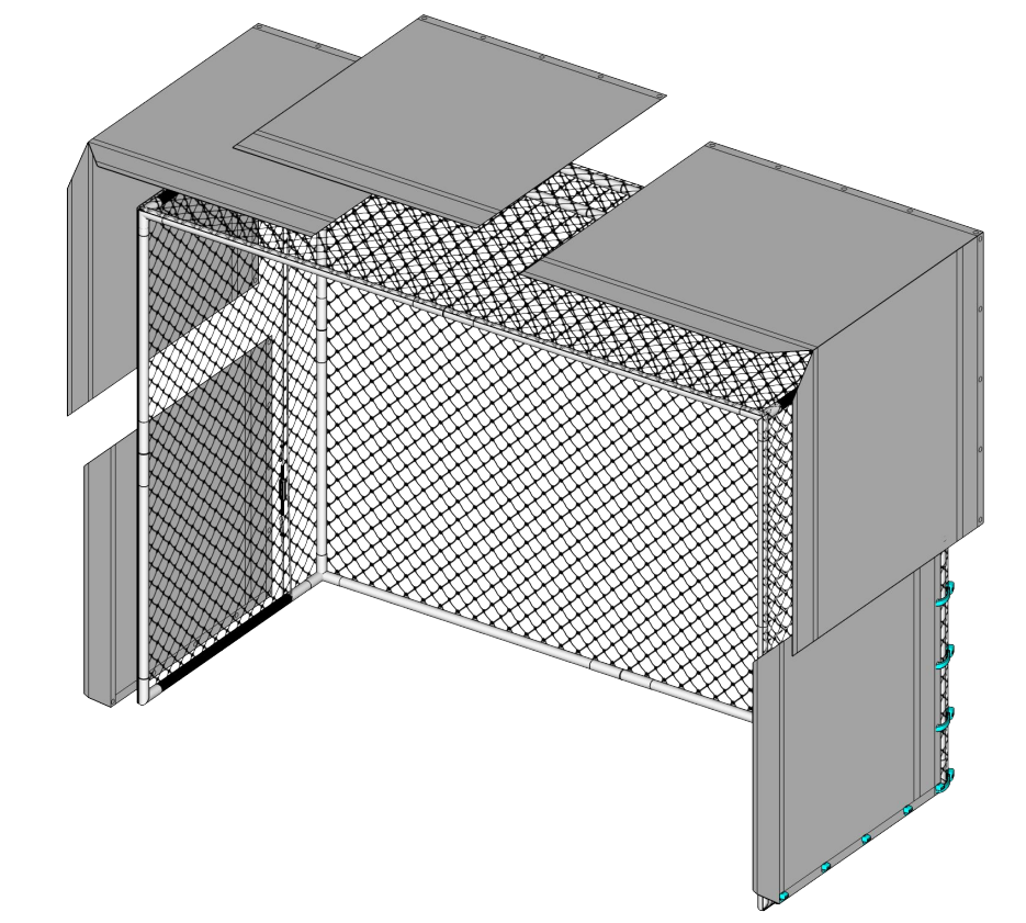 Super Bay Golf Simulator Safety Bays and Enclosures