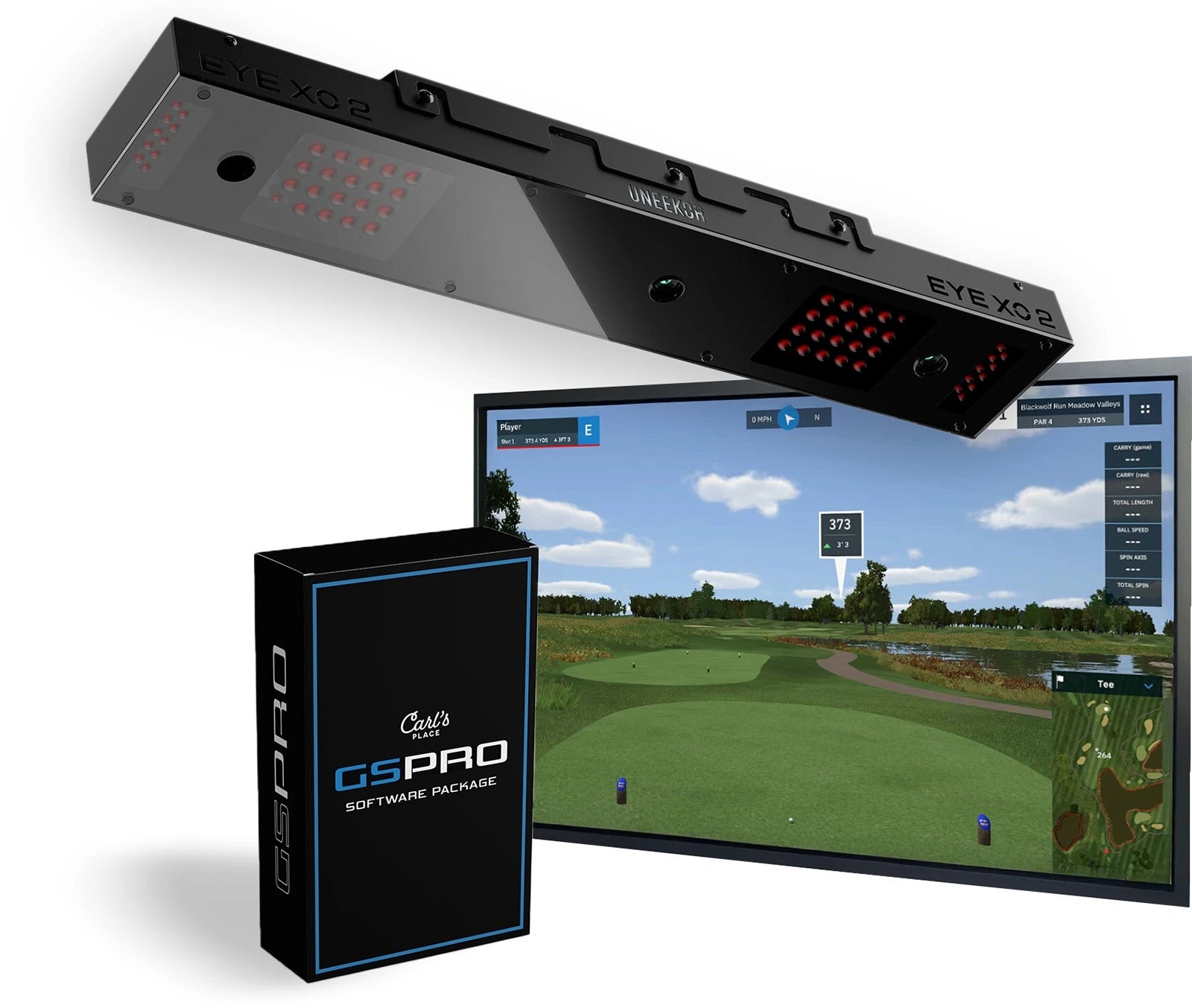 Carl's EYE XO2 Curved Golf Package