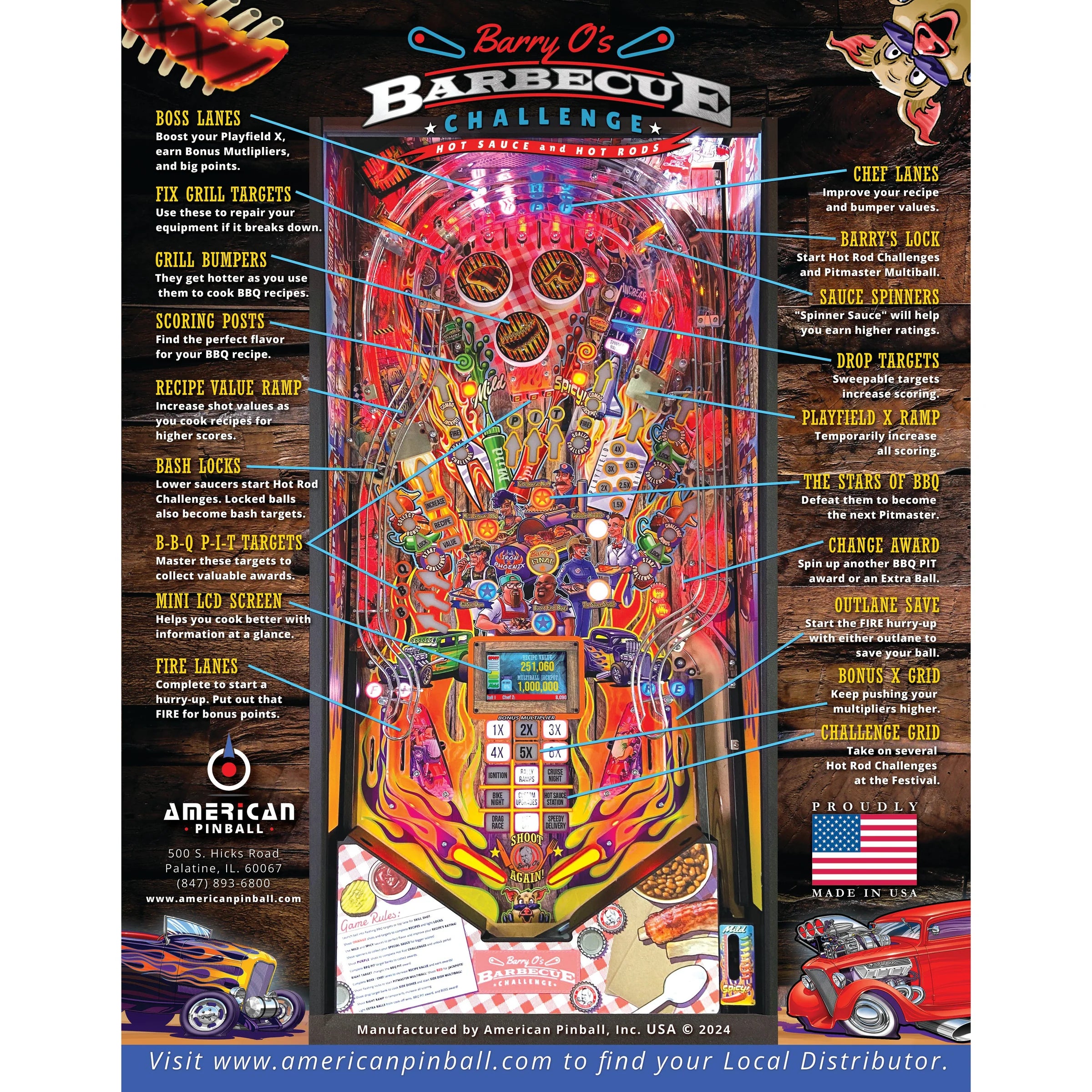 Barry O’s BBQ Challenge Pinball