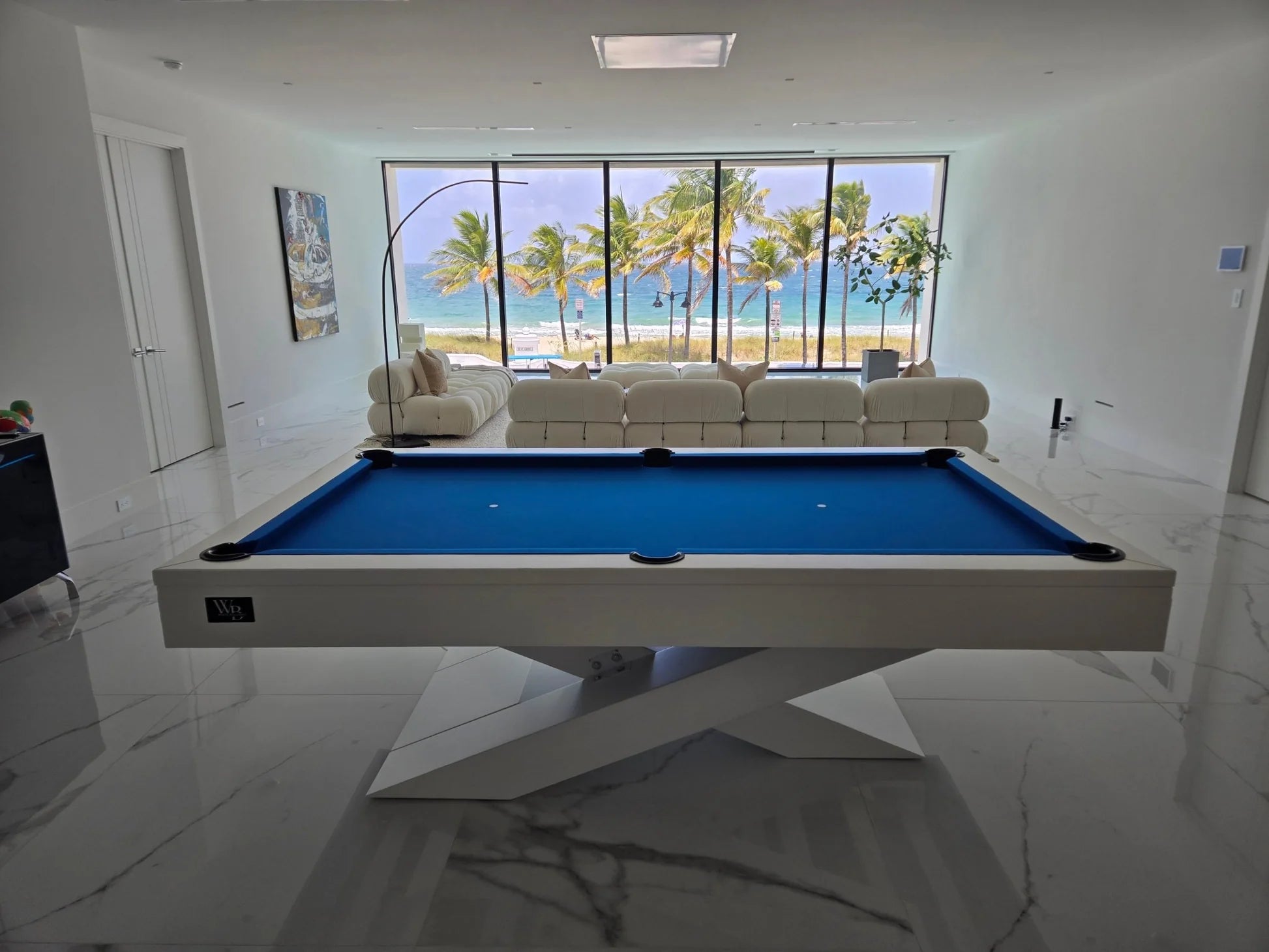 Ultimate Modern Slate Pool Table
