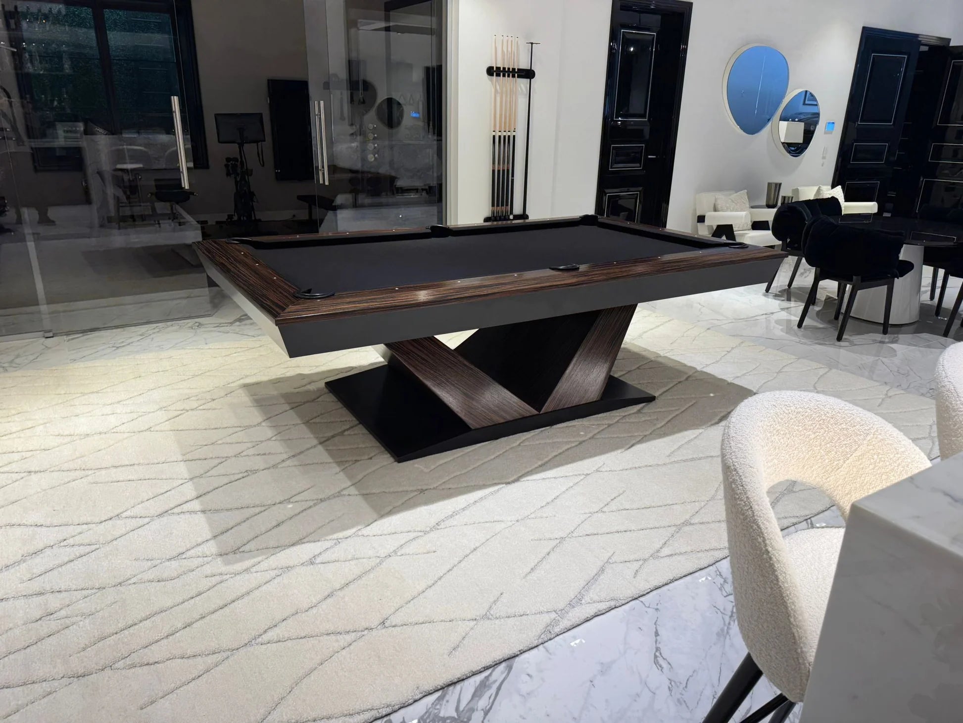 Meridian Modern Slate Pool Table
