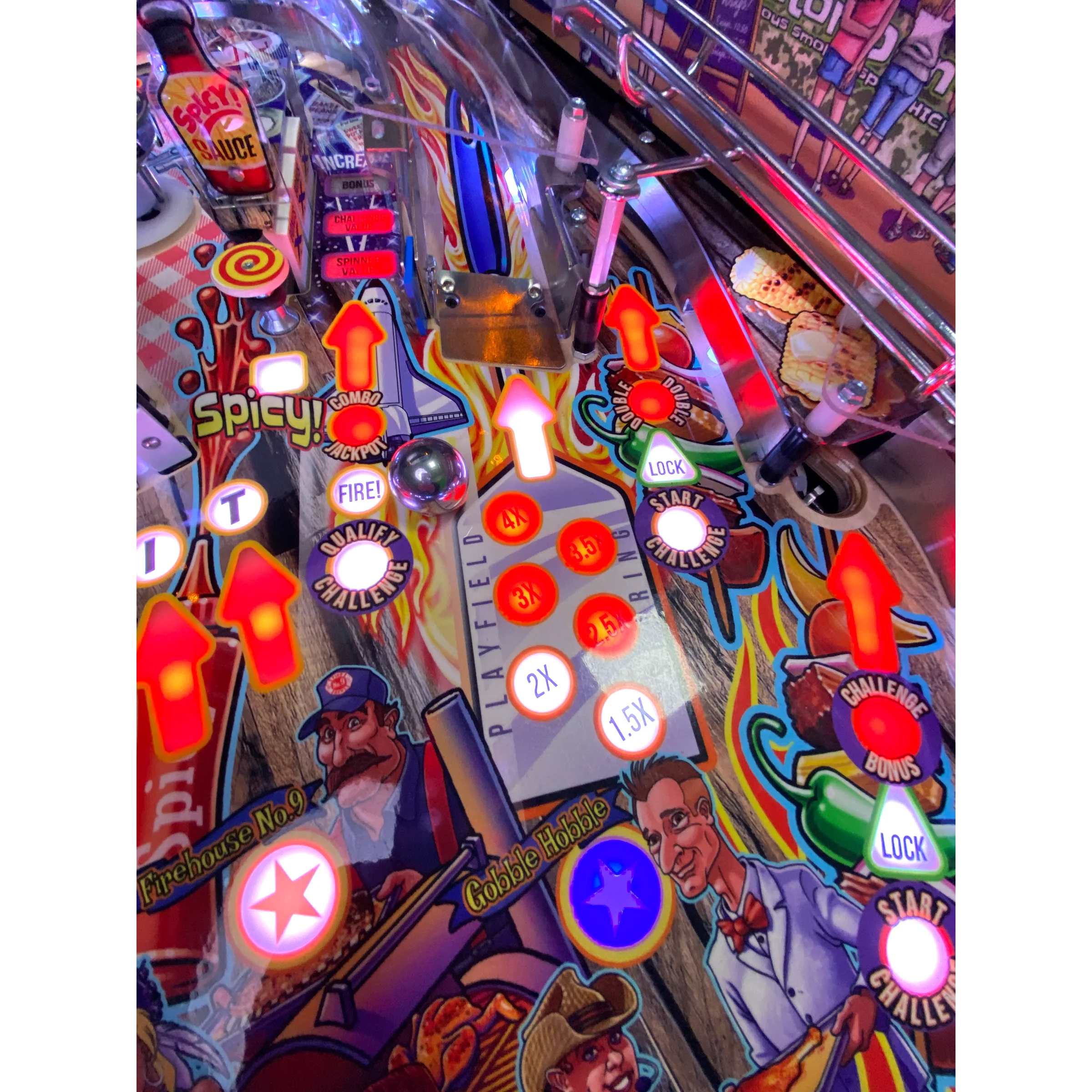Barry O’s BBQ Challenge Pinball