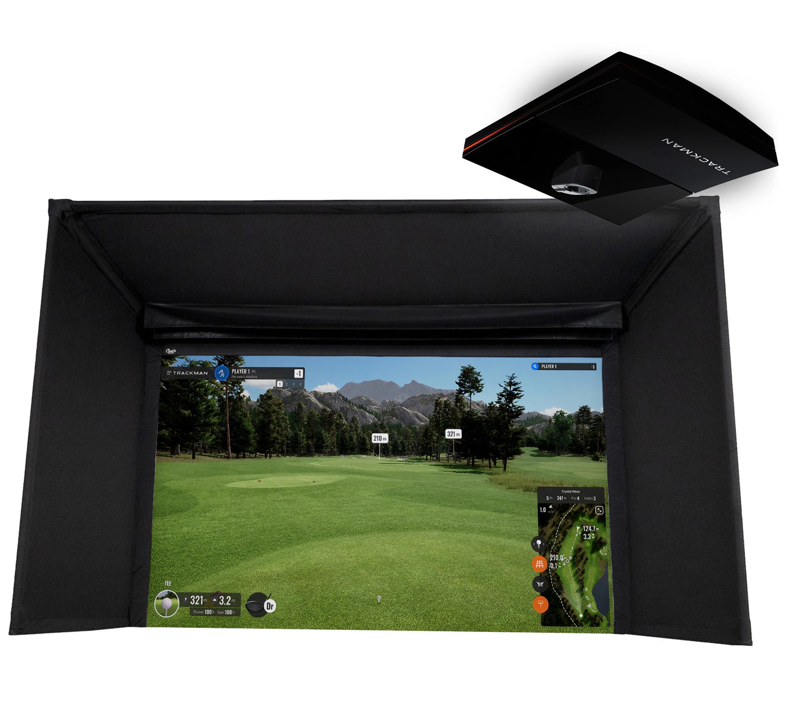 Carl's Trackman iO Golf Simulator Bundle